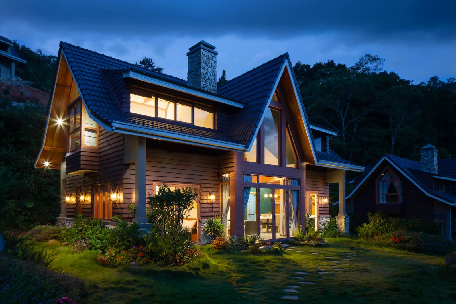 Modern residential home exterior